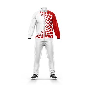 Custom Sublimated Logo Men's Tracksuit Latest Design 100% Cotton Oversized Two Piece Set Winter Eco-Friendly Breathable Fleece - Product Image 2