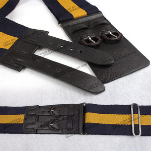 Cinturones estables uniformes cinturón estable con correas marrones y hebillas de ajuste tarifa barata - Product Image 3