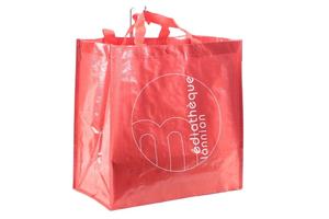 Sacs fourre-tout en PP tissé laminé BOPP réutilisables en gros - Impression en gravure - Tailles et logos personnalisés - Directement de l'usine au Vietnam - Product Image 6