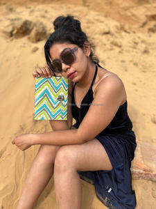 ปกผ้าแข็งแบบใหม่ทำด้วยมือแท้แบบใหม่ล็อกสมุดบันทึกแบบโบโฮสีสันสดใสวินเทจแบบดั้งเดิม - Product Image 4