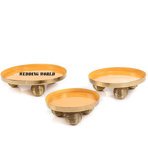 Ensemble de deux plateaux à chocolat en métal, bol à bonbons design, finition personnalisée, luxe, nouveau plateau à chocolat décoratif - Product Image 4