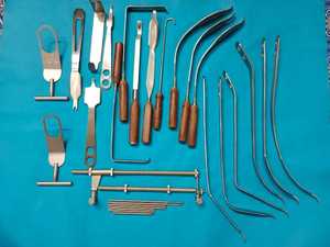 Instrumentos de cirugía ortopédica pesada quirúrgica médica Unger de acero inoxidable conjunto de instrumentos retractores de cadera Total Anterior - Product Image 3