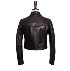 OEM ODM señoras chaqueta de cuero real clásico Slim Fit motocicleta abrigo personalizado cremallera motorista estilo piel de oveja prendas de vestir exteriores - Product Image 2