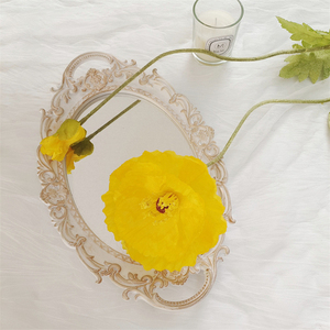 Flores artificiales de seda de amapola para decoración del hogar y boda, arreglo y centro de mesa - Product Image 4