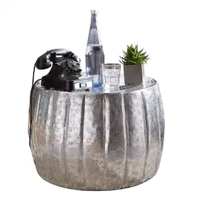 Cuivre plaqué nouveauté Design créatif métal martelé tabouret fait à la main Unique Designer Table d'appoint couleur personnalisée en gros - Product Image 3