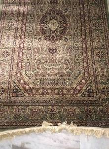 Nouvel arrivage de tapis moderne en coton et soie brodés de motifs floraux Textiles de maison de Bohème pour la chambre à coucher et le salon au prix de gros - Product Image 2