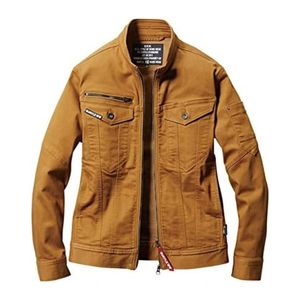 เสื้อแจ็คเก็ตทำงาน BURTLE 5001 ผ้าคอร์ดูร่าผสมเดนิมยืด ทนทาน ทรงเข้ารูป น้ำหนักเบา ชุดยูนิฟอร์มอุตสาหกรรม 男女兼用 แห้งเร็ว ป้องกันรังสียูวี - Product Image 4