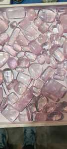 Batu permata <span class=keywords><strong>Kunzite</strong></span> alami potongan Oval merah muda dengan sertifikat IGI Madagaskar <span class=keywords><strong>Kunzite</strong></span> sedikit masukan batu permata Cabochon - Product Image 4