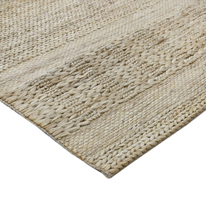 Alfombra rústica hecha a mano clásica de yute, tejido plano, textura trenzada a rayas, ecológica, acogedora, inspirada en la naturaleza, decoración Interior - Product Image 2