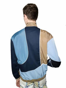 Vestes de pluie à fermeture éclair lavées d'automne sportives enduites de haute qualité avec logo personnalisé vêtements de plein air coupe-vent imperméables réutilisables - Product Image 3