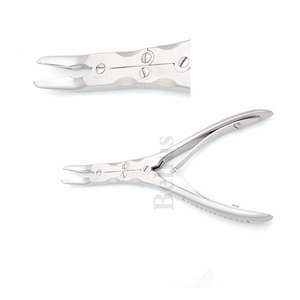 Rongeurs d'os orthopédiques professionnels Instruments chirurgicaux en acier inoxydable Pinces manuelles Matériaux en plastique et en métal de haute qualité - Product Image 4
