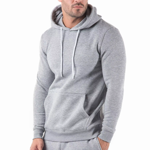 Sudadera con Capucha Deportiva Extra Grande Personalizada, Informal, de Invierno, Lisa, Teñida, de Poliéster, Algodón y Felpa, Cómoda y Elegante - Product Image 1