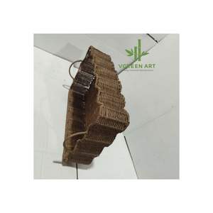 Tampa rotin plateau ensemble avec poignées fournitures de mariage et de fête écologiques pour servir des articles de cuisine lit à café-vente en gros - Product Image 4