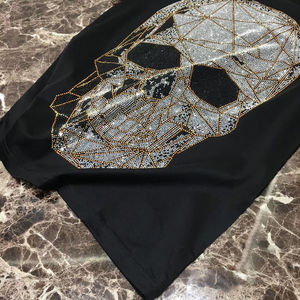 2025 nouveau OEM Logo personnalisé vêtements pour hommes strass t-shirts à manches courtes séchage rapide strass t-shirts taux de vente entier - Product Image 6