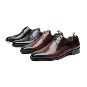 รองเท้าหนังวัวแบบอ็อกซ์ฟอร์ดคุณภาพสูง พร้อมพื้นรองเท้าด้านในแบบนุ่มและพื้นรองเท้าด้านนอกที่ทนทานต่อการสึกหรอ รองเท้าหนังสำหรับสุภาพบุรุษ - Product Image 6