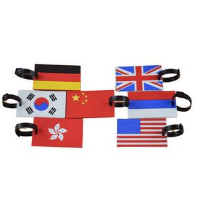 Bandera de EE. UU. Personalizada, Patrón de Bandera de Reino Unido y <span class=keywords><strong>España</strong></span>, Diseño de Bandera Nacional, Etiqueta de Equipaje y Paquete de Soporte para Pasaporte, 1 Unidad - Product Image 1