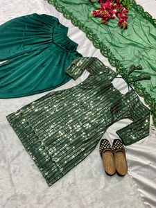 ชุดสูทผู้หญิงซาลวาร์สำหรับงานแต่งงานชุดเดรสลำลองสไตล์อินเดียออกแบบได้ตามต้องการ - Product Image 4