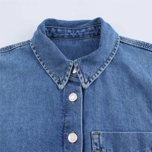 <b>Summer</b> New Fashion Casual Denim Vintage Long Sleeve Female <b>jacket</b> - Product Image 4