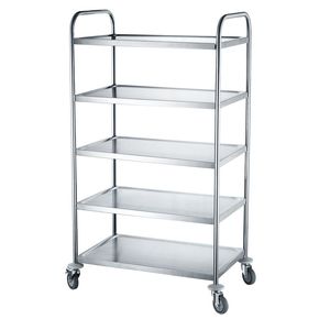 Carrito de Hospital con 5 Estantes 905x585x(H)1545mm-HENDI - Product Image 1