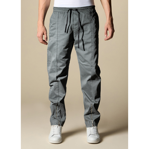 Made in Italy pantalones de marca privada para hombre de corte regular con cordón 98% algodón 2% EA para venta al por mayor - Product Image 1