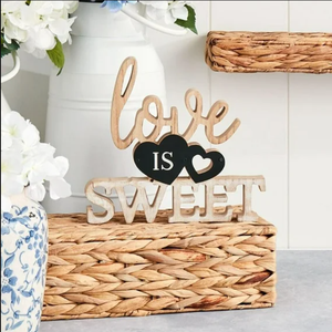 <span class=keywords><strong>Letras</strong></span> <span class=keywords><strong>de</strong></span> Madera Estilo Caligrafía para Decoración del Hogar - Product Image 3