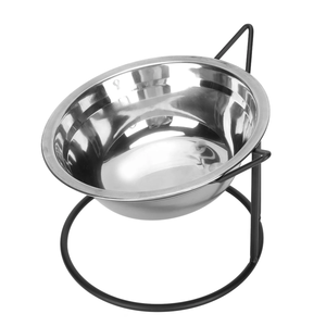 Support en métal pour support de bol de nourriture pour chien support unique écologique pour bols d'alimentation pour chiens support artisanat nouveau designer - Product Image 4