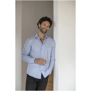 Camiseta Polo Orgánica para Hombre Cuprite, Mercancía Sostenible, Ropa Promocional Ecológica - Product Image 4