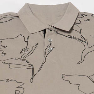 Polos de polo transpirables de secado rápido para hombre de tamaño personalizado al mejor precio al por mayor, polos de sublimación de tejido de punto al mejor precio - Product Image 5