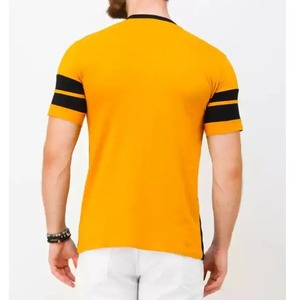 Luxe 100% coton hommes T-Shirt nouveau Design couleur unie goutte épaule à manches courtes ample surdimensionné Logo personnalisé couleur - Product Image 4