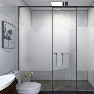 Schermo decorativo per porte e finestre con pellicola antiadesiva antiUV in bianco opaco - Product Image 2