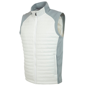 Nardon ropa al por mayor nuevo estilo logotipo personalizado con capucha al aire libre de invierno de los hombres chaleco acolchado híbrido - Product Image 3