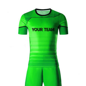 Conjunto de ropa de fútbol personalizado al por mayor totalmente sublimación con diseño personalizado y logotipo servicio OEM ofrecido - Product Image 4