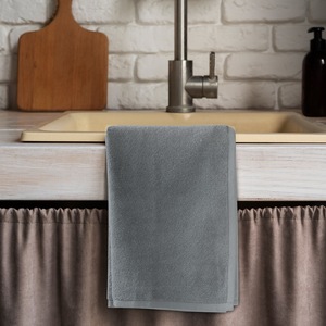 Ensemble de serviettes éponge unilatérales 100% coton plat en bambou tissé à carreaux conçu sur mesure pour un usage commercial domestique pour les serviettes de cuisine - Product Image 5