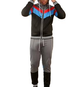 Chándales de nuevo diseño para hombre, chándales de alta calidad para hombre, ropa de calle, ropa deportiva para gimnasio, chándales personalizados para hombre, color de bloque - Product Image 1