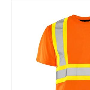 <b>Men</b> Work Wear Reflective Safety <b>Shirt</b> Uniform Hi Viz Polo <b>Shirt</b> <b>Yellow</b> Safety T <b>Shirt</b> With Custom Logo - Product Image 3