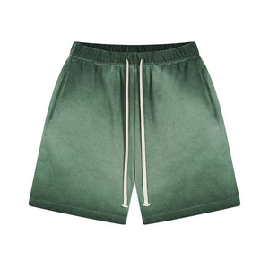 2025 nouveau Style vêtements pour hommes cordon lavage à l'acide Shorts coton Vintage Jogging Shorts impression personnalisé lavage à l'acide Shorts pour hommes - Product Image 2
