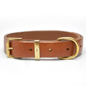 Handmade Luxury <b>Dog</b> Collar Soft Comfortable Solid Quick Release Durable Thick Brass Classic Rechargeable LED Lights Personalized - Product Image 5