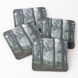 Homemade Antique Design Wooden & Enamel <b>Print</b> Tea Cup Coasters Mats Pads Modern Style Household Dinnerware <b>Glass</b> Coaster - Product Image 3