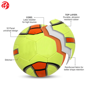 Ballon de football en PU pour adultes, taille 5, cousu à la machine, pour l'entraînement sportif, pour jouer en extérieur, avec logo, pliable - Product Image 5