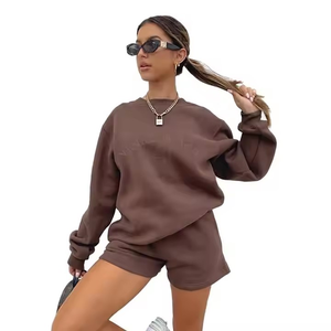 Ensembles de shorts en molleton de la meilleure qualité avec logo personnalisé coupe parfaite style unique survêtement 2 pièces pour l'hiver personnalisé par les fabricants d'équipement d'origine - Product Image 6