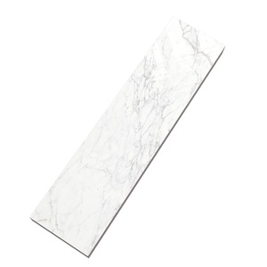 กระเบื้องปูพื้นพอร์ซเลนเคลือบเงาขัดเงาดูหินอ่อน 800X3200 ใหม่คาร์ราราพอร์ซเลนกระเบื้องแผ่นคอนกรีตขนาดใหญ่สําหรับห้องครัวห้องนั่งเล่น - Product Image 4