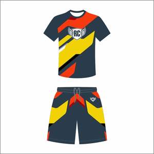 Professional Design Men's Soccer Jersey Set Custom New <b>Model</b> with Latest Designs 100% Polyester Professional Uniform - Product Image 2