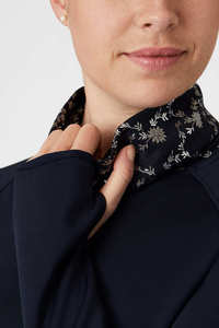 Jersey de lana de nailon ecuestre clásico Textura de punto suave con parte delantera abotonada y cintura acanalada Ropa estable informal - Product Image 5