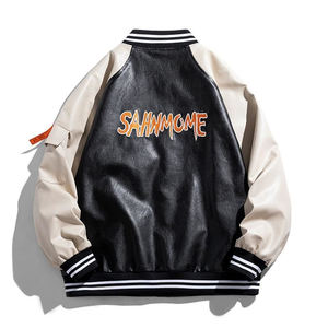 Chaqueta Varsity de Lona con Diseño Personalizado 2025 para Hombre, Transpirable, con Capucha, Estilo Urbano, Forro de Nailon, Chaqueta Letterman - Product Image 5