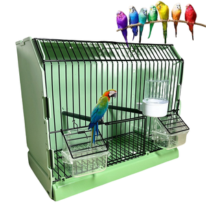 Jaula para Pájaros de Alambre de Acero Vintage de Lujo para Uso Doméstico, Apta para Villas y Uso en Exteriores, Ideal para <span class=keywords><strong>Petreles</strong></span>, Periquitos y Aves Perla - Product Image 1