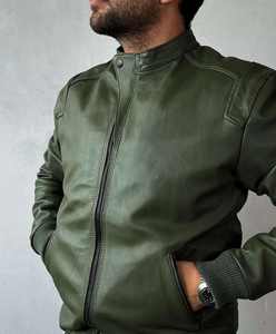 แจ็คเก็ตหนังผู้ชายแบบปรับได้ ดีไซน์ใหม่ตามสั่ง ราคาปรับได้ ผลิตโดยมืออาชีพ คุณภาพดีที่สุดสำหรับแจ็คเก็ตหนังผู้ชาย - Product Image 5