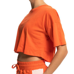 2025 personnalisé séchage rapide respirant femmes haut court T-Shirt haute qualité été Street Wear avec motif imprimé - Product Image 3