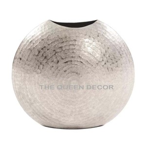 Superior Quality Handmade Iron Coastal Tabletop Flower <b>Vase</b> Decorative Pot with Design Home Accent the Queen Decor Model VSE8 - Product Image 6
