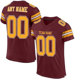 Camiseta de entrenamiento de fútbol de alta calidad sublimada personalizada temporada de verano hombres/niños camiseta de Rugby camiseta de fútbol americano personalizada - Product Image 2