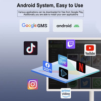 SHENBO Televisor Inteligente Portátil de 21.5/22 Pulgadas con Altavoces Integrados, Ruedas, Pantalla Táctil Rodante, Android 12.0, Full HD 60Hz LED